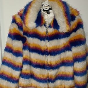 Forever 21 Faux Fur Coat